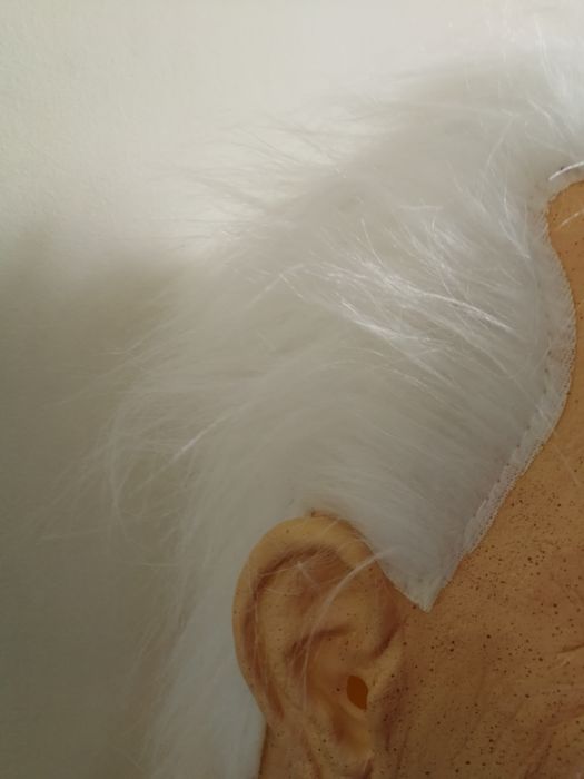 Maska na Halloween Einstein dziadek cosplay impreza lateksowa