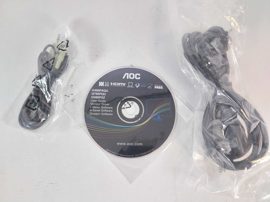 Monitor 24" AOC I2490PXQ 1920 x 1080 FHD IPS 4ms 60Hz VGA HDMI