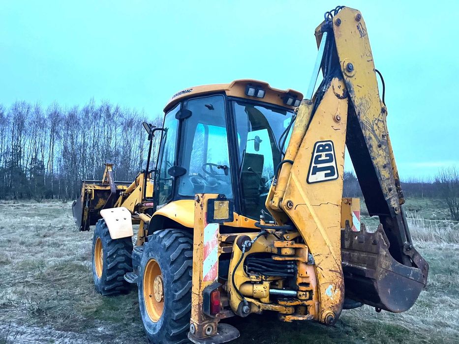JCB 4CX,  2003 R Full opcja teleskop, krokodyl, widły