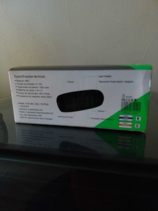 Coluna dupla com ligação bluetooth