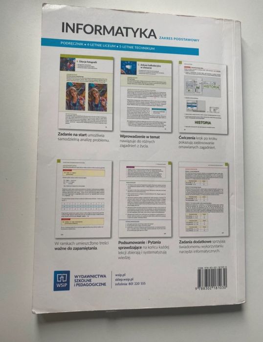 WSiP Informatyka 1 podrecznik zakres podstawowy