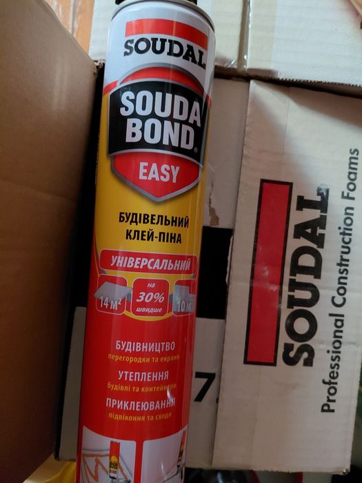 клей-піна soudal soudabond easy