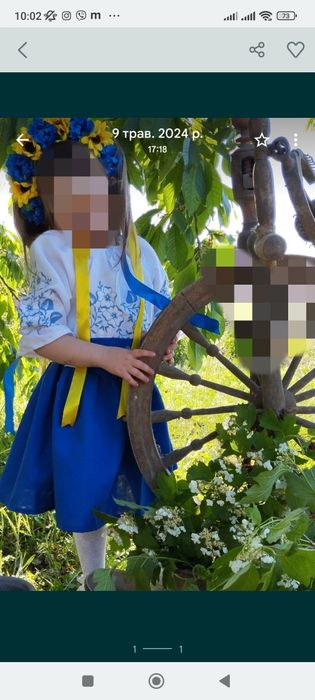 Вишиванка  сукня віночок