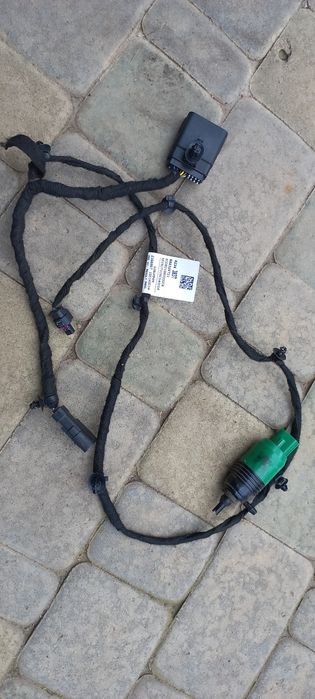 Проводка переднего бампера и мотор омывателя
