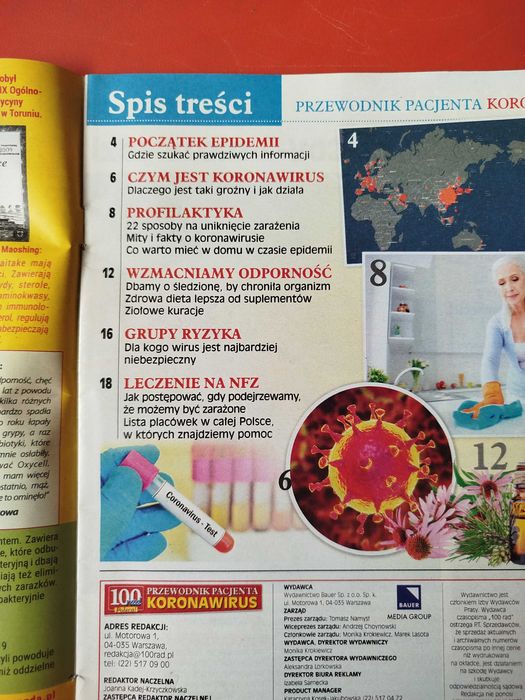 100 rad Poleca! Przewodnik pacjenta: Koronawirus, nr 1/2020
