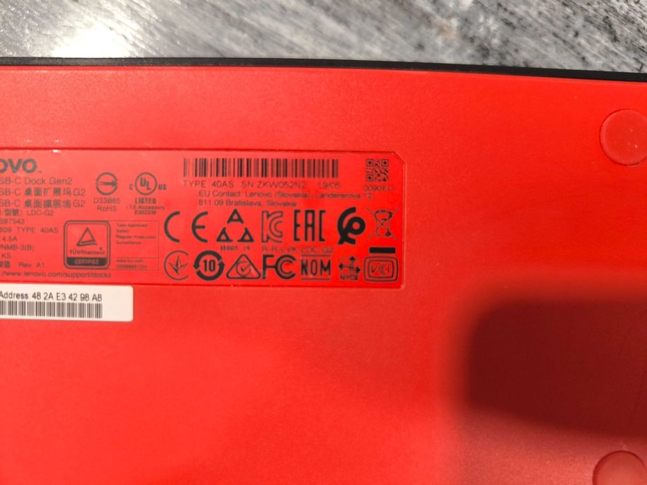 Lenovo ThinkPad USB-C Dock Gen 2 (40AS)
