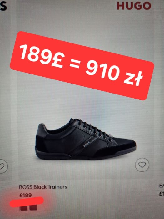 HUGO BOSS buty sportowe rozmiar 42