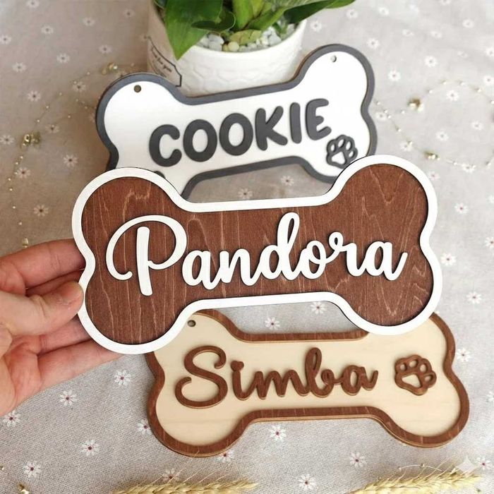 Placa nome para animal de estimação   - PERSONALIZADA