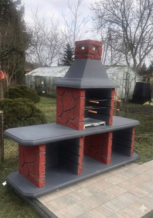 grill betonowy z blatem roboczym -piaskowiec + klej gratis