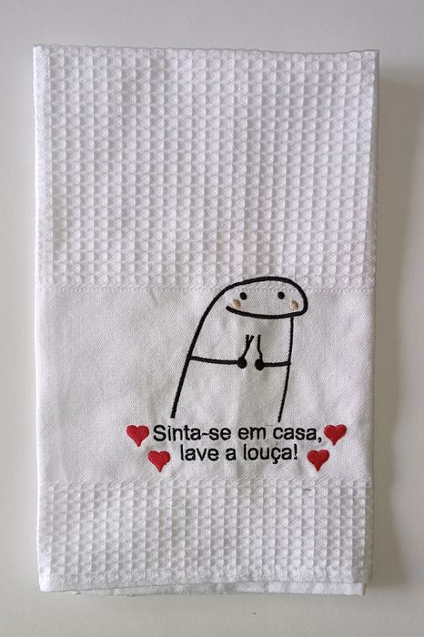 Panos bordados cozinha