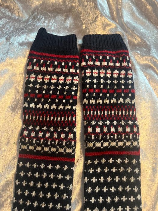 Podkolanówki wełniane , akryl