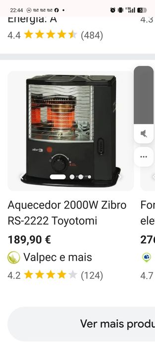 Aquecedor semi novo a parafina Vibro