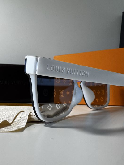 Okulary Louis Vuitton Waimea Białe Nowe Lv