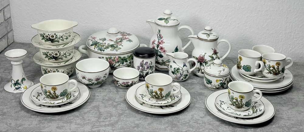 Фарфоровый сервиз Villeroy Boch серия Botanica GDR Германия