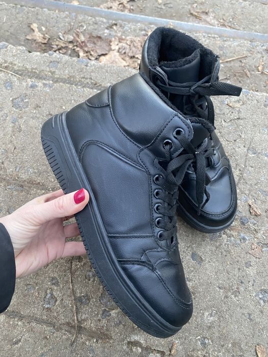 Кросівки високі хайтопи теплі