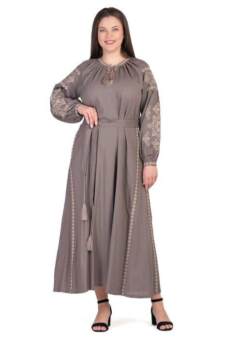 Лляна сукня вишиванка  "Злата"