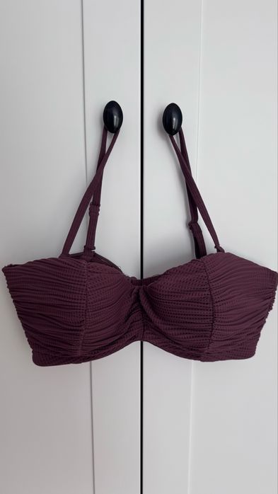 H&M bordowy strój kąpielowy nieużywany nowy