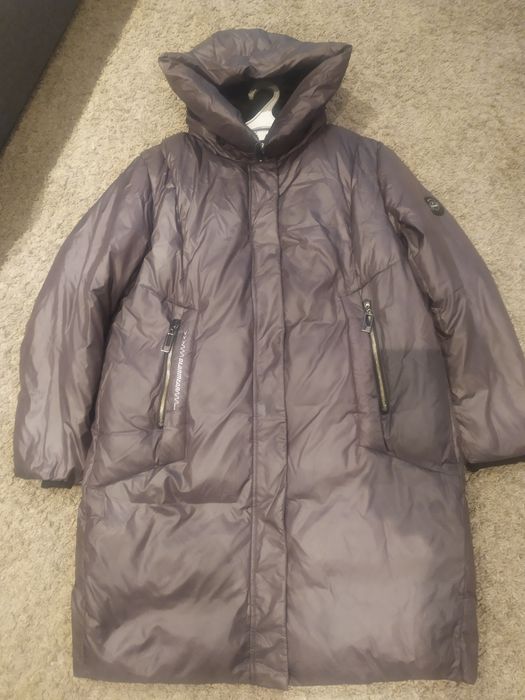 Плащ,пуховик холлофайбер 52 р.
