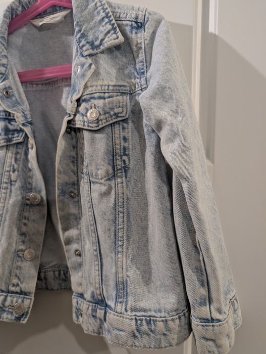 Kurtka jeansowa h&m rozmiar 122 idealna na jesień
