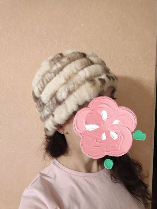 Шапка зимняя женская из натурального меха