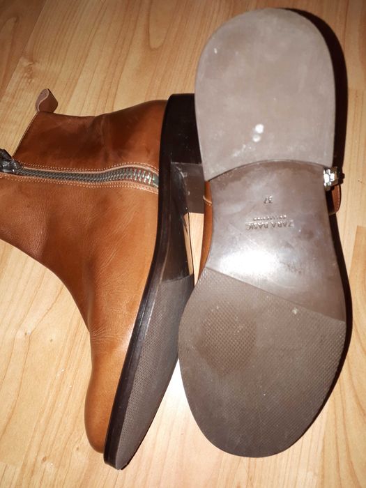 Sprzedam nowe krótkie damskie kozaczki firmy Zara roz. 37