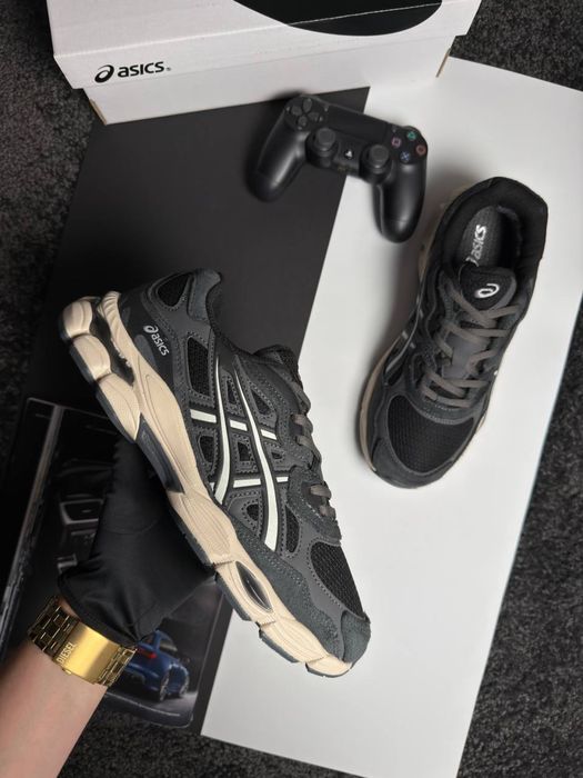 Чоловічі кросівки асікс ASICS GEL-NYC GTX M Dark Grey Beige [41-46]