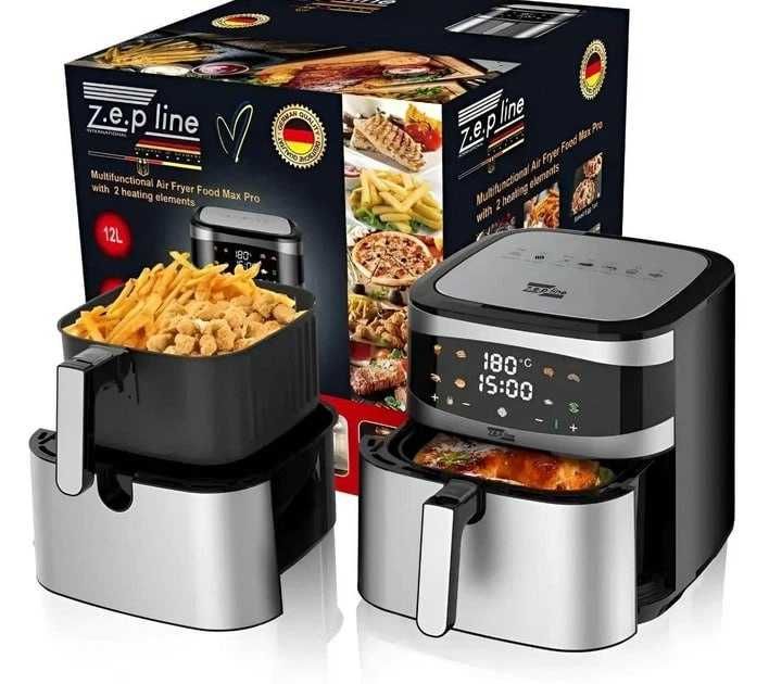 Мультипіч 12л Zepline 4200Вт | Аерогриль без олії | Аєропіч