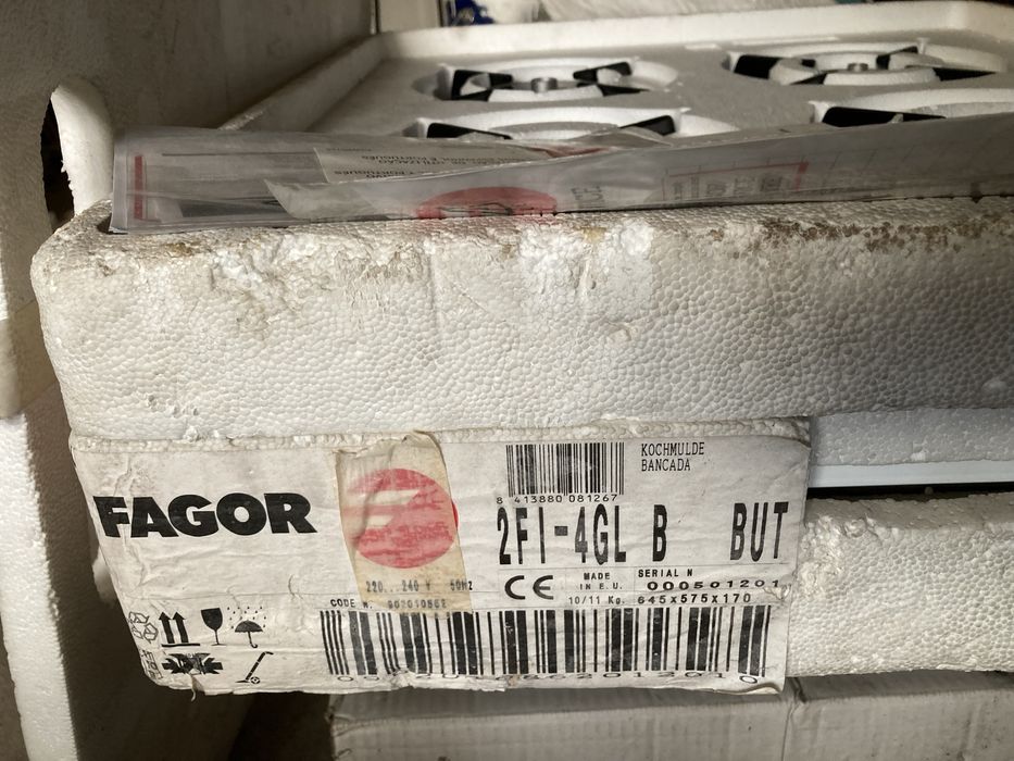 Placa de fogão gás FAGOR NOVA