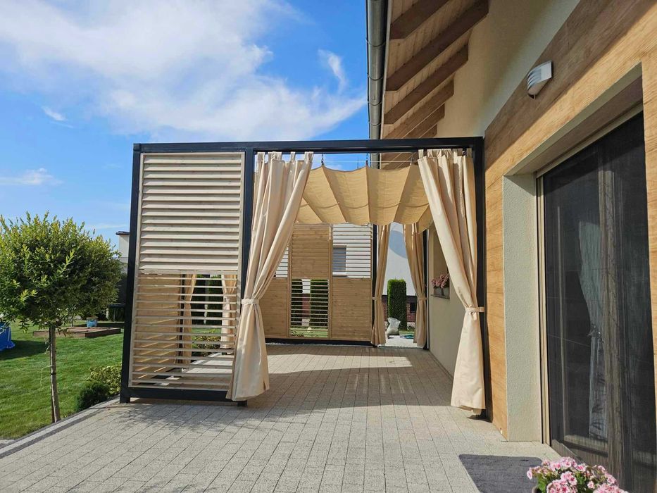 Żaluzje tarasowe - shuttersy do pergol, altan, tarasów, balkonów.