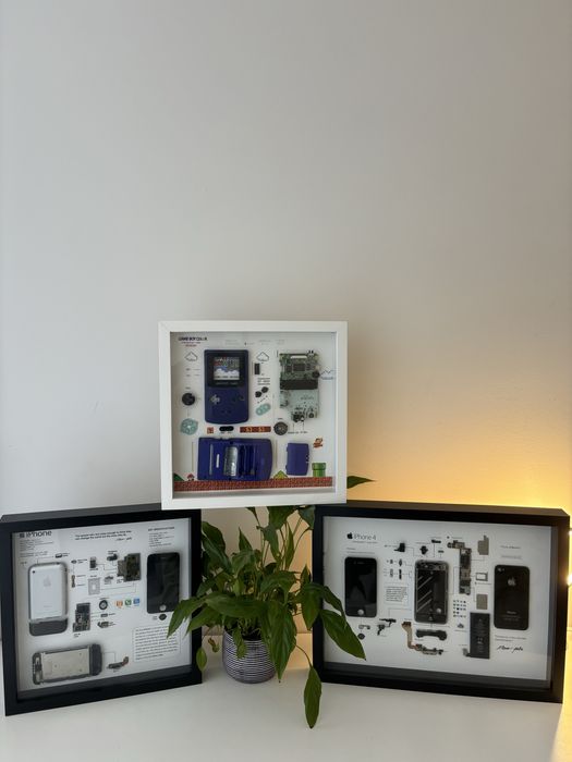 Quadros iphones/gameboys