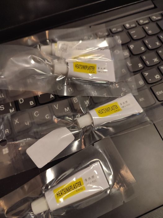 Термопаста силиконовая отвод тепла процессора, видеокарты, транзистора