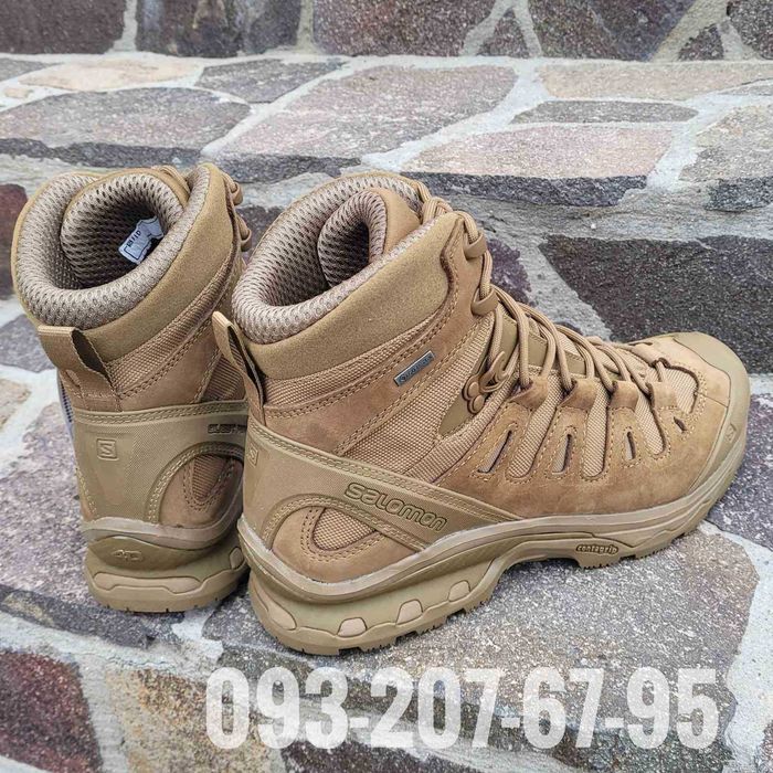 Тактичні черевики SALOMON Quest 4D GTX Forces 2 оригінал, койот