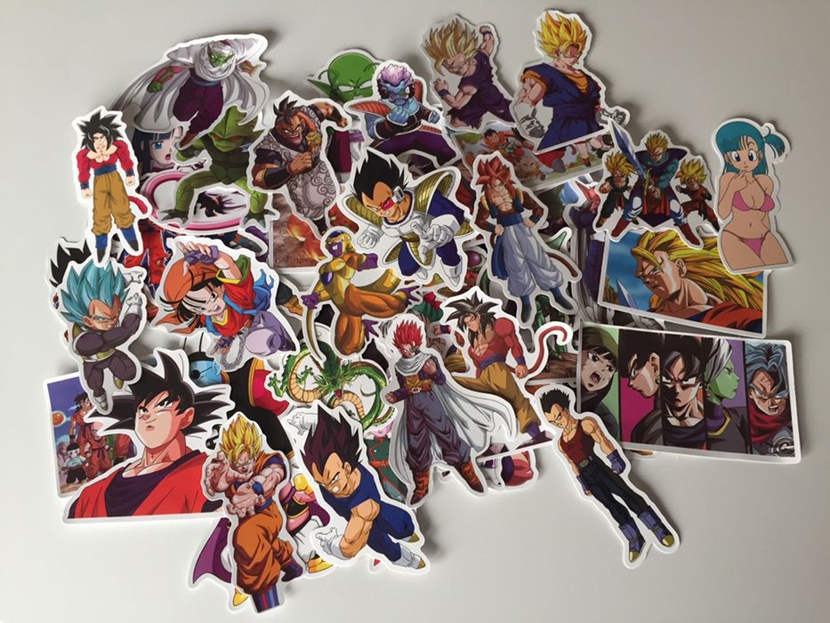 Autocolantes Dragon Ball Z, GT e Super