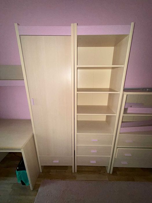 Komplet mebli Fan Faro marki Meble Wójcik dla dziewczynki.