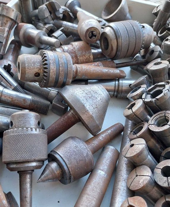 Schaublin SV102 & SV90 enorme Lote pinças W20 de torno Relojoeiro