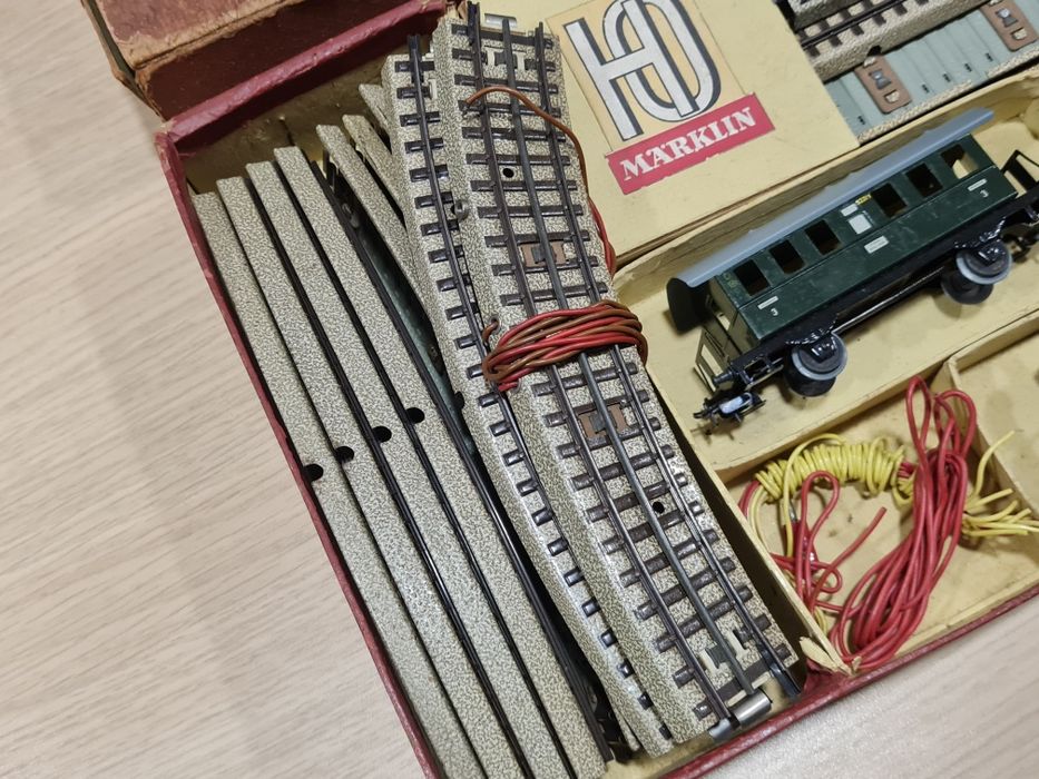 Conjunto Comboios Marklin antigo, anos 50