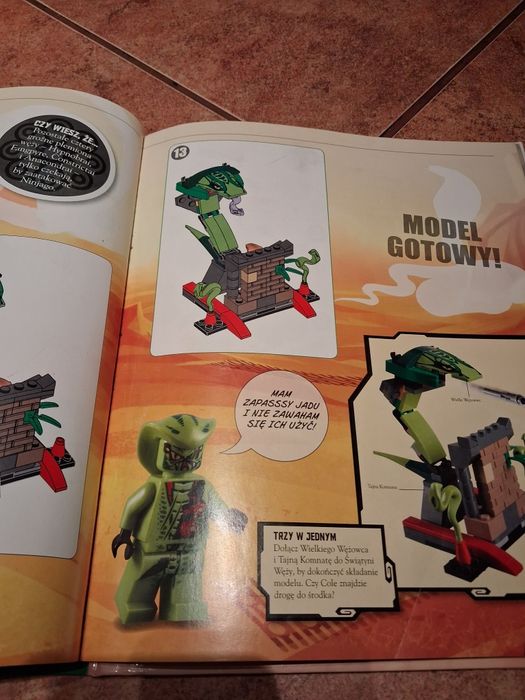 Książka lego ninjago