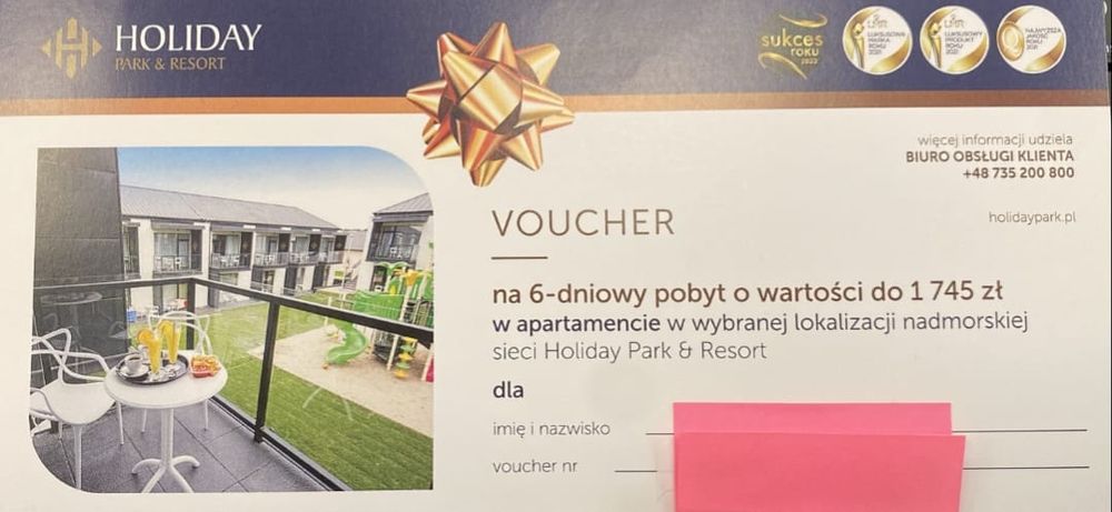 Voucher na wakacje 4* WARTOŚĆ 1745 zł! Okazja