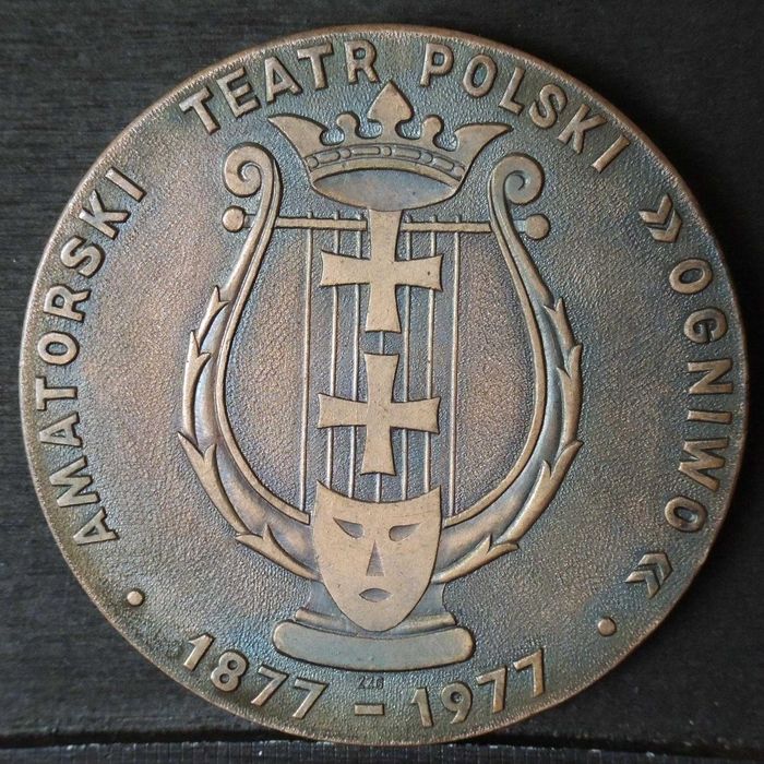 Medal pamiątkowy "OGNIWO" 1976 Gdańsk Polska PRL (M57)