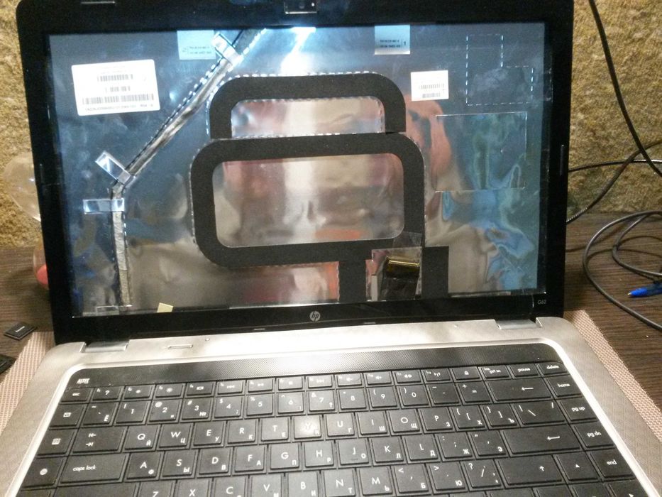 Ноутбук HP G62 на деталі