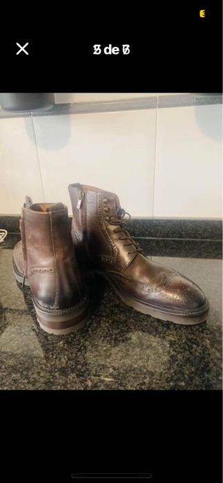 Otas Massimo Dutty como novas em pele tamanho 42