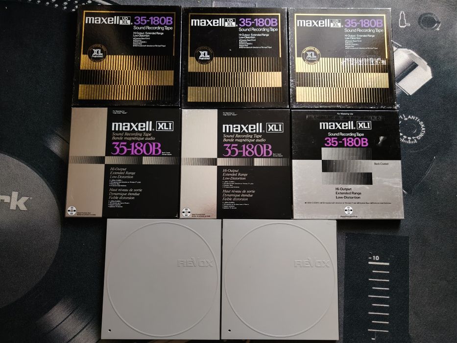 Szpule Maxell, Revox, Pioneer
