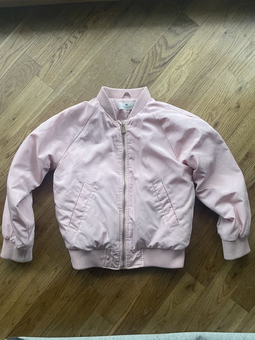 Kurtka h&m bomberka na 122 / 128 cm ocieplana