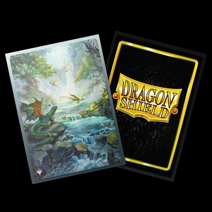 Dragon Shield LANDFALL Series - Misty Rainforest | 100 Sleeves - Caixa Selada