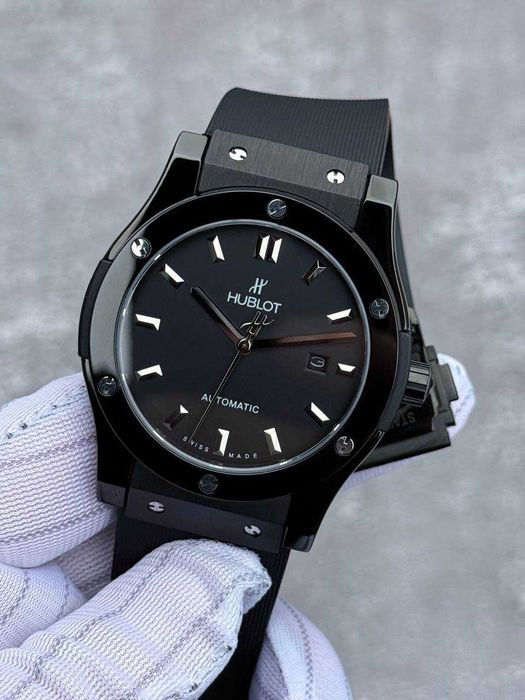 Швейцарские механические часы Хублот с автоподзаводом. Мужские часы