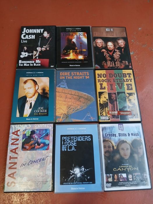 DVD música : Lote 32 filmes