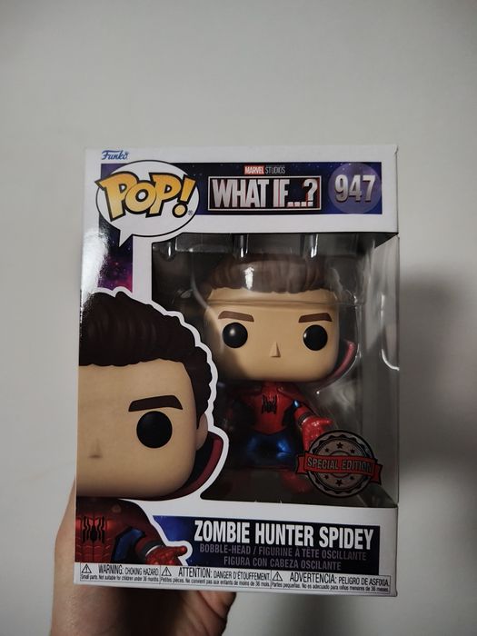 Funko Pop Zombie Hunter Spidey #947 – What If? Special Edition Marvel