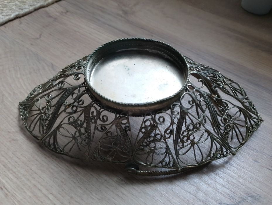 Конфетница фруктовница ссср  филигрань