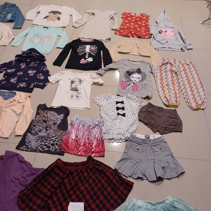 Paka ubranek 110-116 dziewczynka