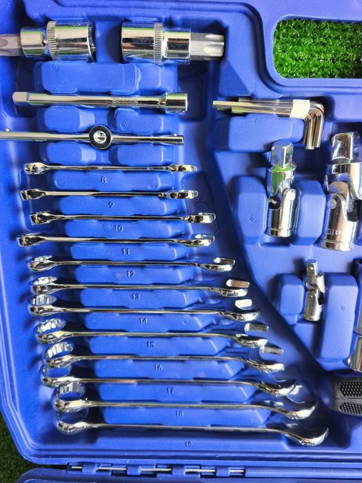 Mala de ferramentas conjunto com 216pcs Chrome vanádio qualidade profissional